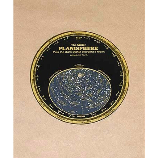 Miller 5.5" 30 Degree Mini-Planisphere for 25-35 degrees N