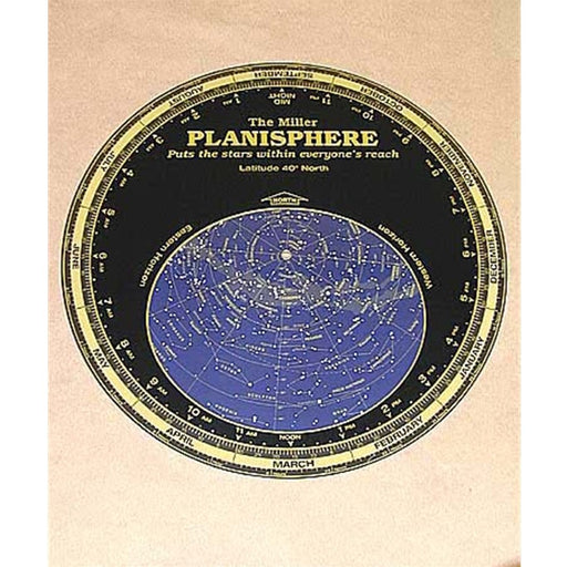 Miller 10.5" 40 Degree Planisphere for 35-45 degrees N