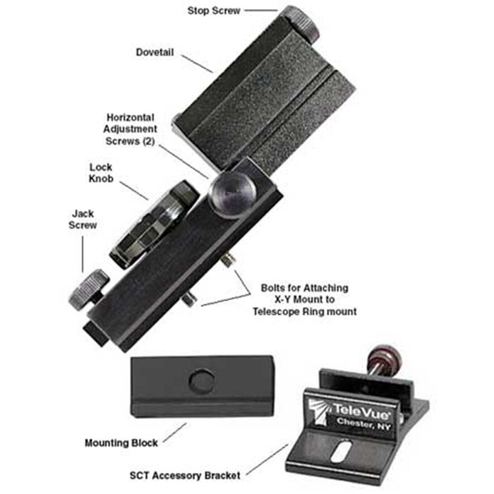 X-Y Mount to attach TV-60 to Schmidt-Cassegrains