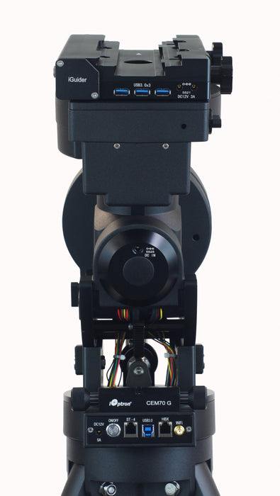 iOptron CEM70EC "Center-Balanced" Go-To Equatorial Mount, With iPolar, Without Tripod