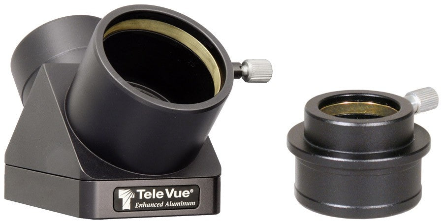 TeleVue 2" Mirror Diagonal With 96% Reflectivity Enhanced Aluminum Coatings And 2" To 1.25" Eyepiece Adapter