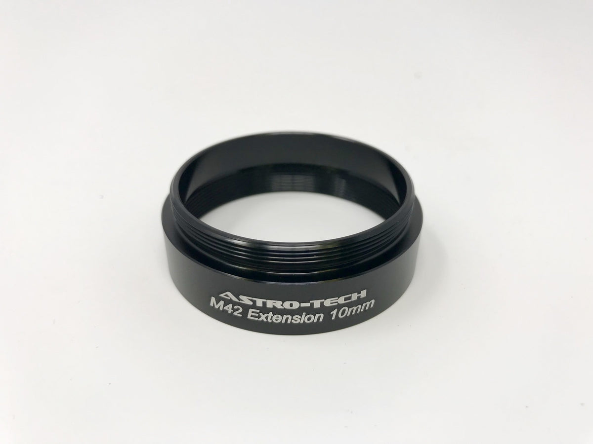 Astro-Tech 10mm T-thread spacer ring for DSLR and CCD imaging with 42mm ...