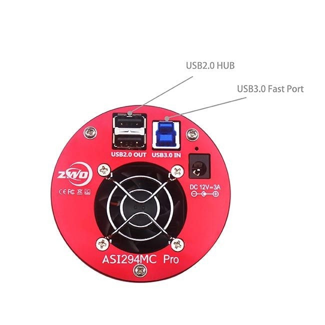 ZWO ASI294MC Pro Cooled Color CMOS Astrophotography Camera