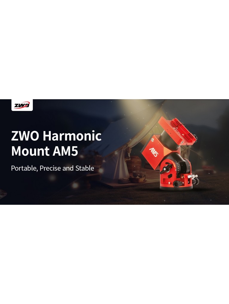 ZWO AM5 Harmonic Equatorial Mount With Carbon Tripod